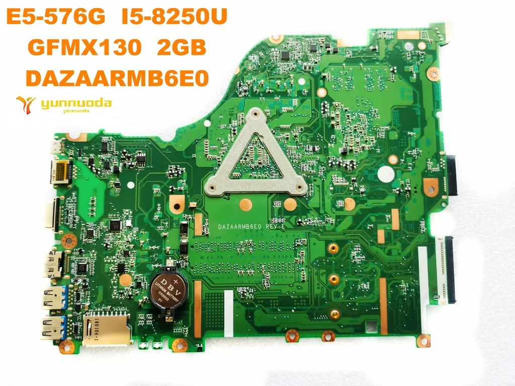 Для ACER E5-576G Материнская плата ноутбука E5-576G I5-8250U GFMX130 2 Гб DAZAARMB6E0 испытанное хорошее