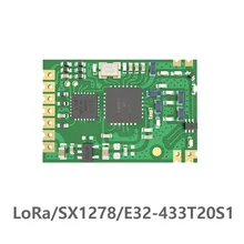E32-433T20S1 большой диапазон SX1278 433mhz 100mW IPX штамп антенна отверстия IoT uhf беспроводной приемопередатчик модуль SMD передатчик приемник
