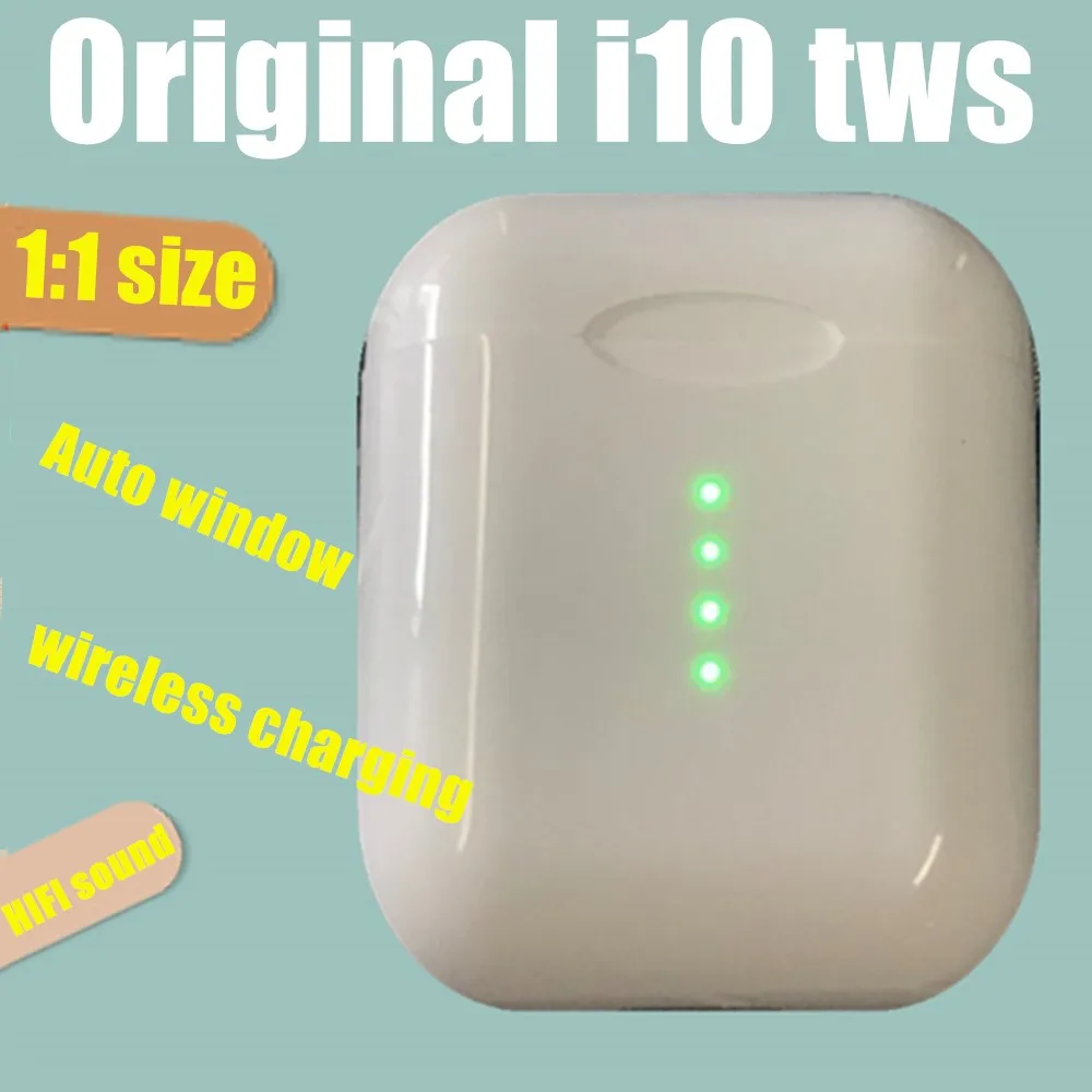 I10 TWS super Hours power беспроводные наушники Bluetooth 6D bass Наушники PK W1 чип i30 i12 i11 i20 i9s i7s i500