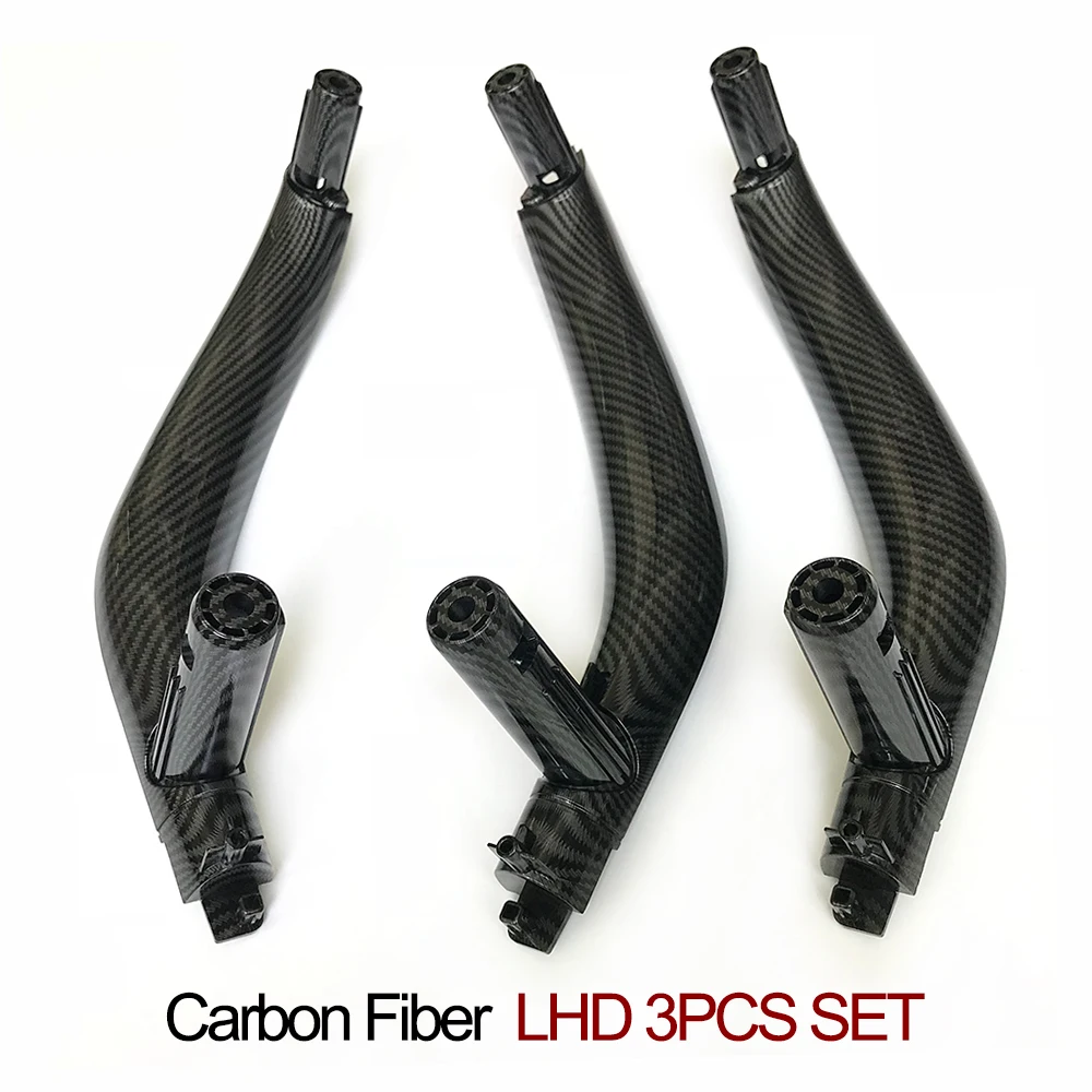 3PCS SET LHD RHD Carbon Fiber Innen Passagier Tür Griff Innen Panel Ersatz Für BMW X5 X6 F15 F16 2014-2018 – Detail 18