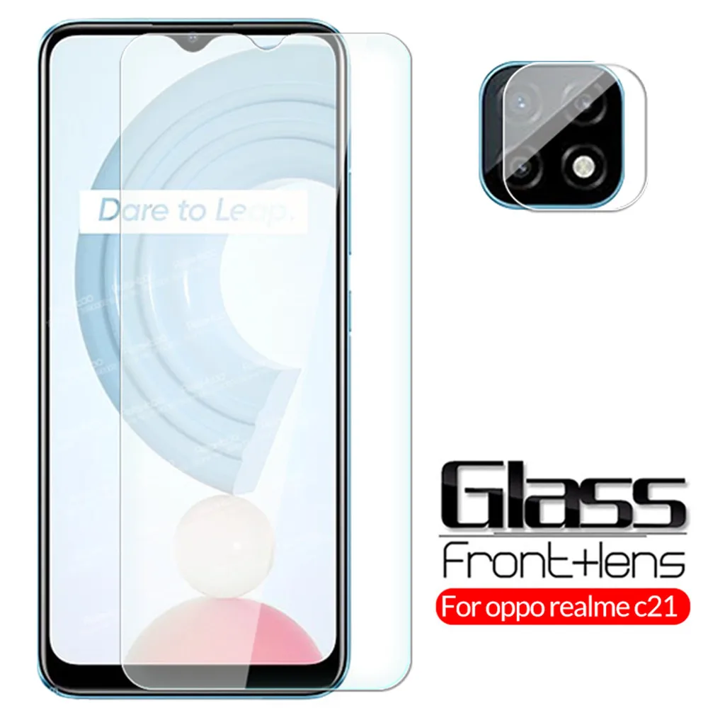 

For Realme C21Y Glass Camera Tempered Glas For Oppo RealmeC21 Y RMX3261 6.5" Realmy Realmi C 21 Screen Protector Protective Film