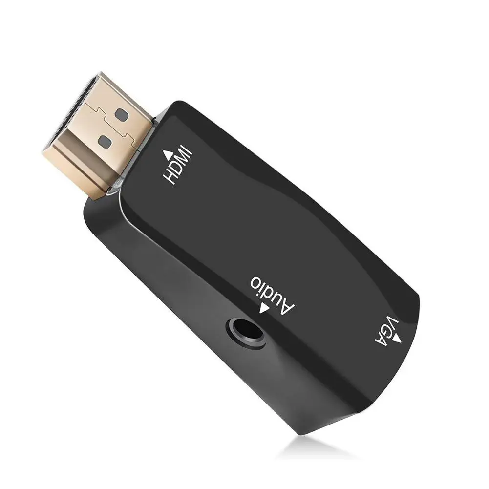 HDMI к VGA адаптер папа женскому HD 1080P Аудио кабель конвертер для ПК ноутбук ТВ