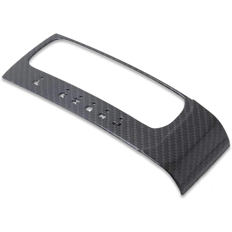 ABS углеродное волокно внутренняя коробка передач Панель Накладка для Honda Civic 2016-2019