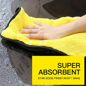

5 PCS Extra Soft Car Wash Microfiber Towel Car Cleaning Drying Cloth Car Care Cloth Detailing Car WashTowel Never Scrat