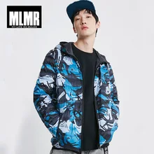 MLMR Мужская камуфляжная Двусторонняя куртка с капюшоном | 219112502