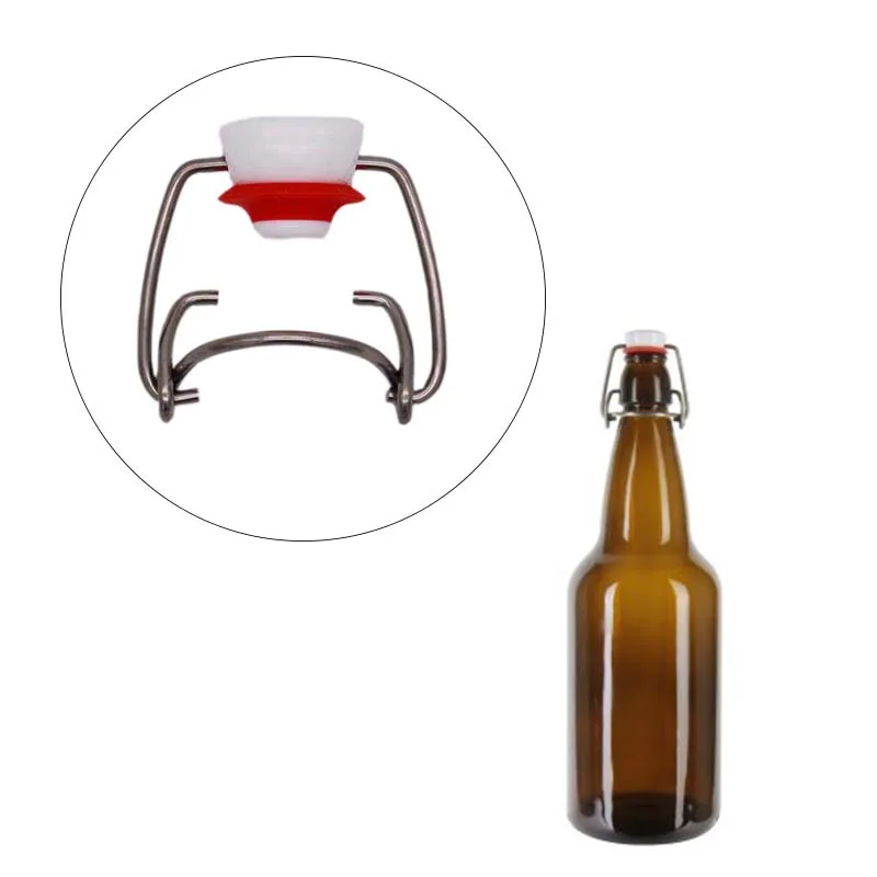 10 pcs/lot Replacement EZ Cap Flip Top Beer Bottles Replacement Swing Tops Homebrew Brewing Wine Stoppers bottle cap stopper