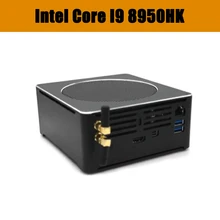 HUNSN أفضل كمبيوتر ألعاب إنتل i9 8950HK i7 8750H i5 8300H ويندوز 10 برو 2 * DDR4 6 Core 12 المواضيع Nuc كمبيوتر مصغر التيار المتناوب واي فاي HDMI(China)