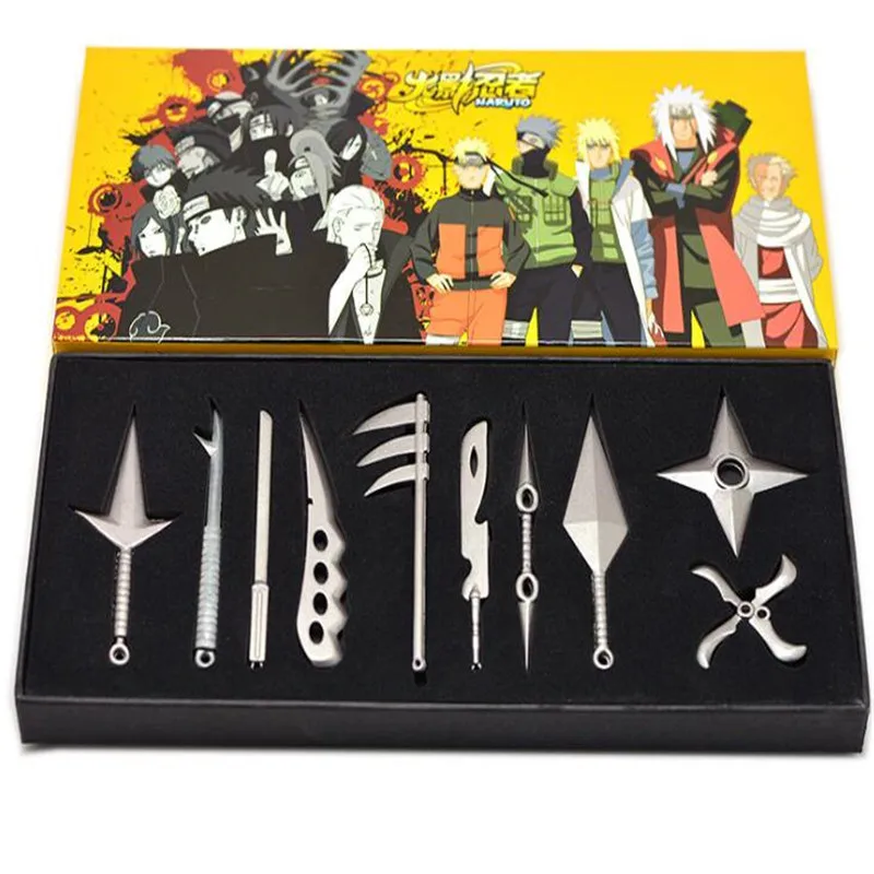 Наруто кунай нож метание оружие игрушки ниндзя s металлическая игрушка меч