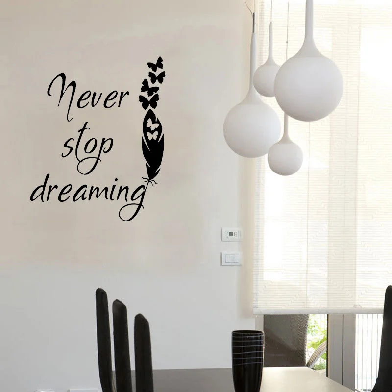 Мотивационные цитаты предложения фраз наклейки на стену наклейки для офиса компании школы гостиной съемные декоративные обои