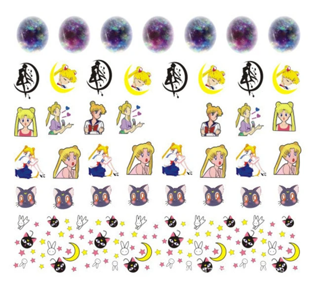 Featured image of post Sailor Moon Nail Art Stickers