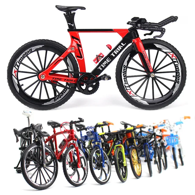 New mini 1:10 Alloy Model Bicycle Diecast Metal Finger Mountain bike Racing Simulation Adult Collection Toys for Children Gifts 4