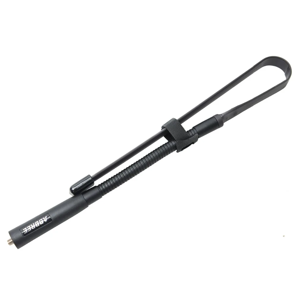 64 см Gooseneck углеродистая сталь, тактический антенна SMA-Female VHF/UHF двухдиапазонная антенна для Baofeng UV-5R UV-82 Kenwood Радио Walkie TalkieAR-F8