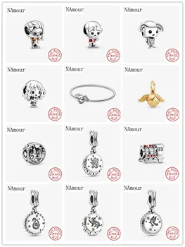 

925 sterling silver snitch pendant Express Train school free shipping bead fit Original Pandora charms Bracelet jewelry F318