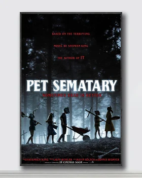 

NJ043 Pet Sematary Movie 3 Silk Posters and Prints wall art Art Poster Home Decor