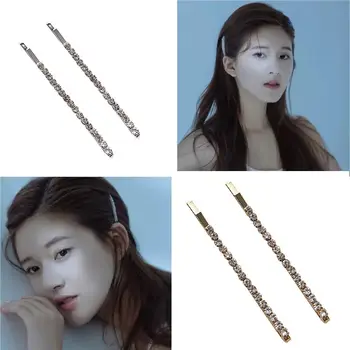 

Rhinestone net red word clip girl side clip hair accessories female brand new