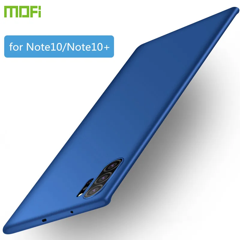 

MOFi Case for Samsung Note10+ case cover for Galaxy Note 10 Plus hard PC back cover coque Note10 shockproof black case