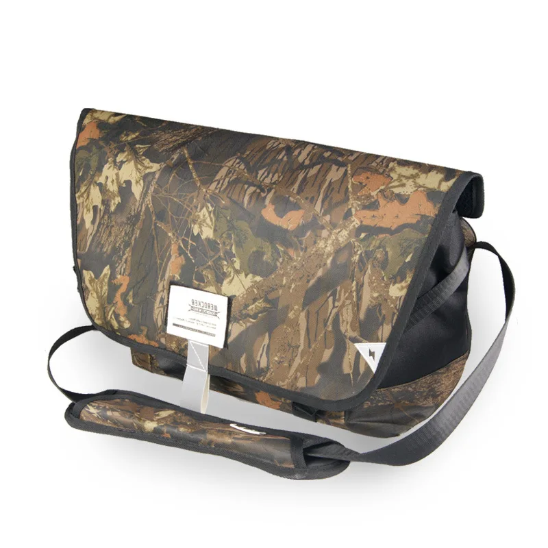 

Fixed Gear Bag BOY'S Bicycle Poor Bag Schoolbag Sports Shoulder Bag Oblique Bag Fashion Man Changing Face Leaf Bag