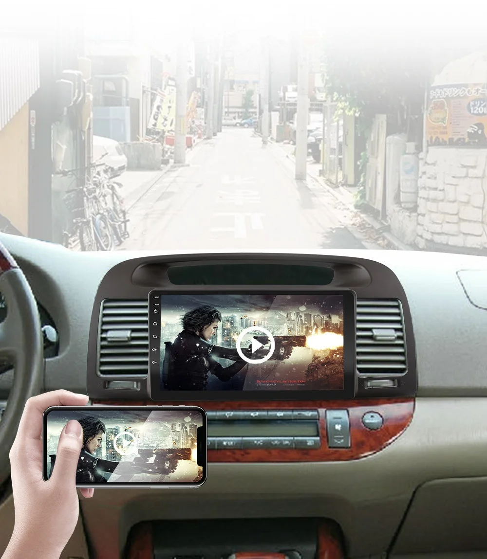 2G+ 32G " 2din Android 8,1 GO автомобильный dvd-плеер для Toyota Camry 2002 2003 2004 2005 2006 автомобильный Радио gps навигация wifi DSP ips