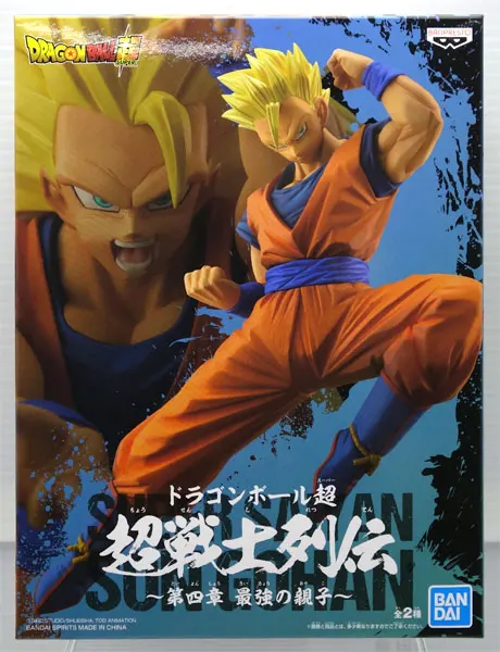 Оригинальная фигурка Banpresto Chousenshi Retsuden Ch.4, коллекционная фигурка-Super Saiyan Son Gohan: Подростковая фигурка "Dragon Ball Super"