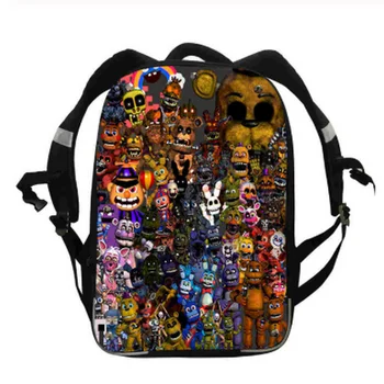 

FNAF Anime Backpacks Animal Horse Eagle Freddy Chica Foxy Boys Girls Teenager School Bags Mochila Bolsa Lunch Pencil Box