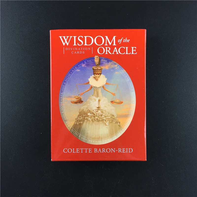 Карты Wisdom с изображением оракла настольная колода полным английским Таро