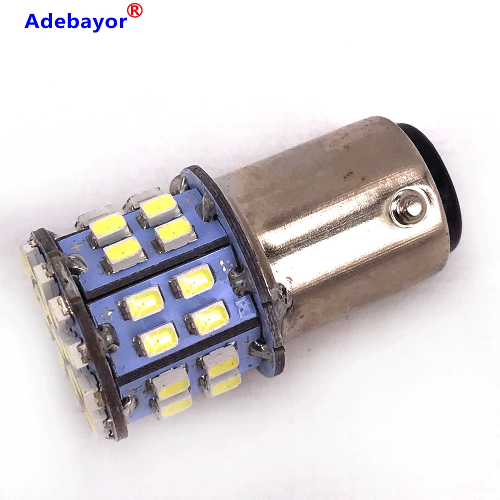 8 шт. 1157 3020 SMD 50 Светодиодные Автомобильные фары BAY15D P21/5 Вт стоп светильник лы лампы