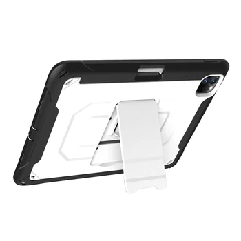 

For New 2020 iPad Pro 11 Inch Tablet PC Case TPU Shockproof Protective Back Cover with Pen Slot Tablet Stand Case