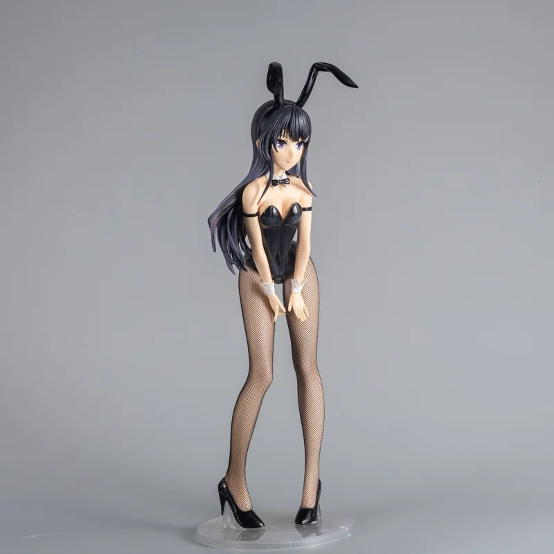 Новинка, 40 см, мягкое тело, Rascal Not Dream of Bunny Girl Senpai Sakurajima Mai, сексуальная девушка, аниме, ПВХ, фигурки, игрушки, аниме фигурки