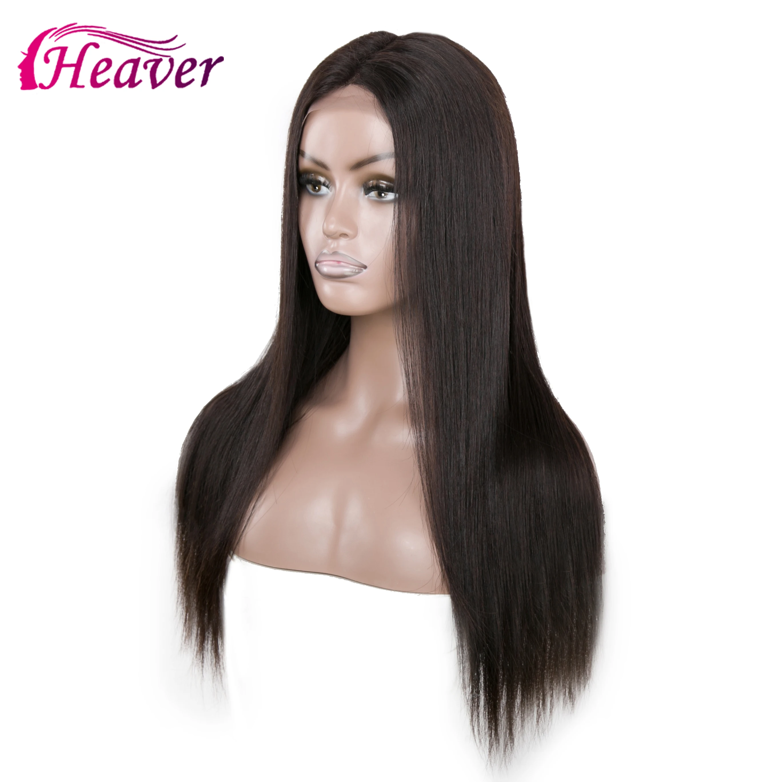 

Haever 13X4 Lace Closure Wig Pre-Plucked 120% 130% Lace New Hair Human Hair Wigs Virgin Brazilian Straight Silk For Black Women