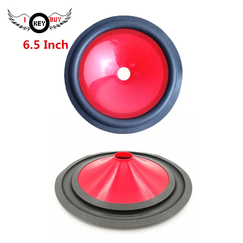 I Key Buy 2Pcs 6.5 "Pollici 158Mm 19.5Mm Core Speaker Coni Di Iniezione Bacino Di Plastica Woofer Schiuma Anello Trombettista Bass Parti Di Riparazion