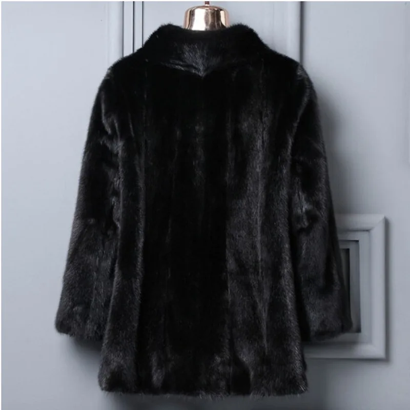 Women's mink fur coat whole mink fur coat faux