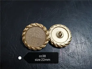 

1 lot=10 pieces sewing accessories high-grade metal buttons letter button 16MM 22MM 24MM cc38