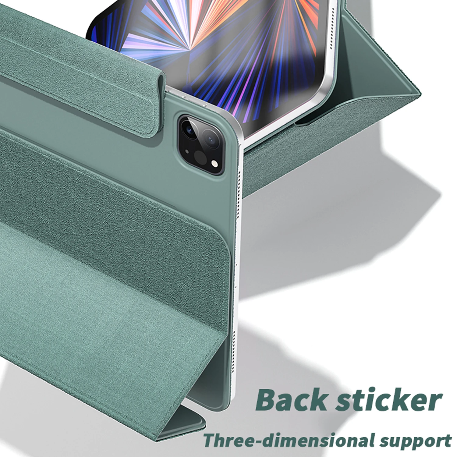 ZOYU Case for iPad Mini6 Pro 11 12 9 Detachable separation For iPad 10 10.9 Air 45th Gen Magnetic detachable Case
