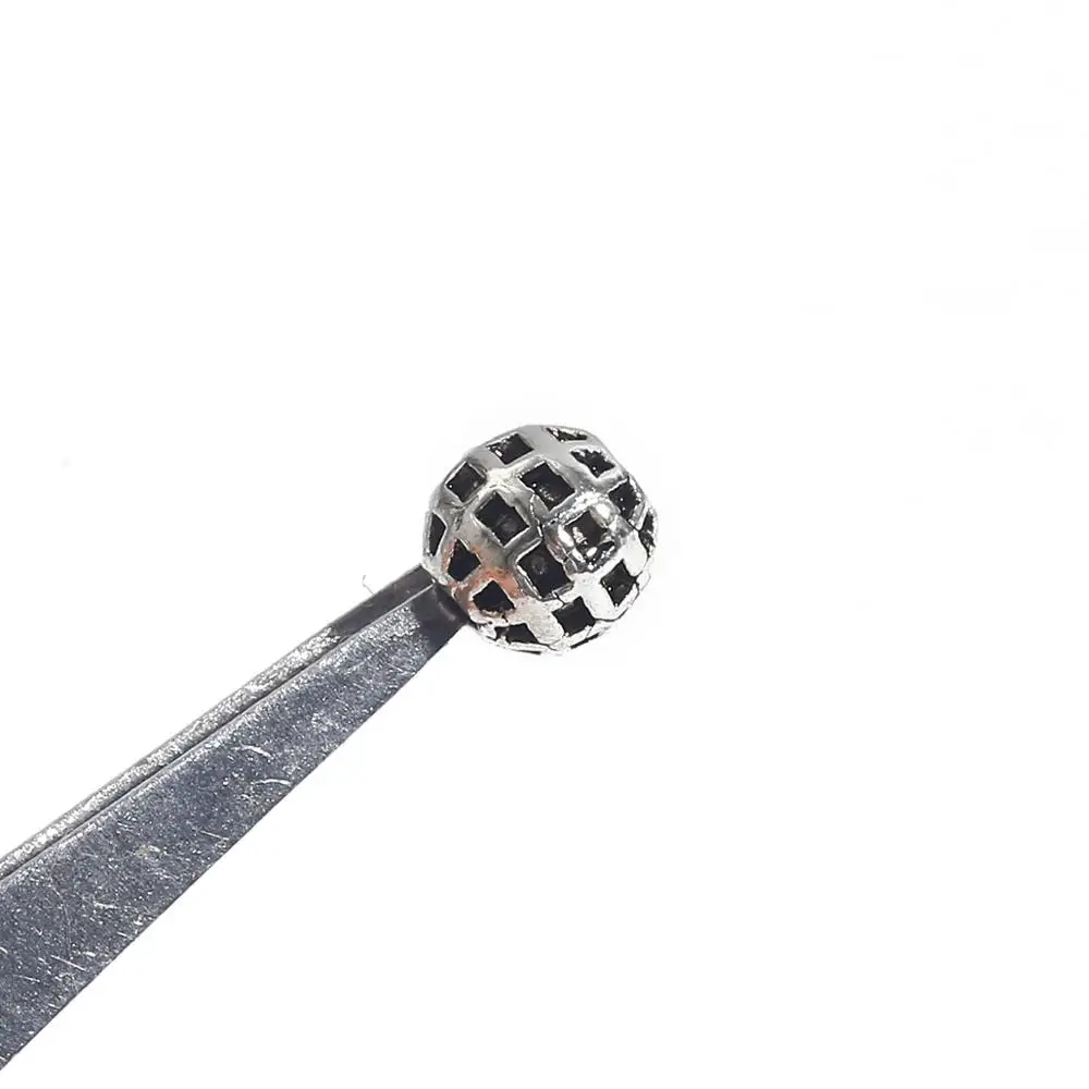 20pcs 6mm Tibetan Silver Plated Metal Spacer Beads for Jewelry Making