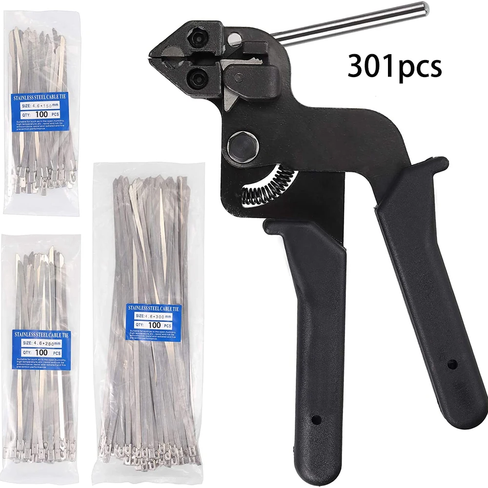 Stainless Cable Tie Strap Cutting Hand Tool Gun Cutter Tension