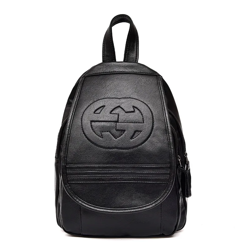 

2017 New Style WOMEN'S Bag Mini Small Backpack Soft Leather Casual Multi-Purpose Women's Chest Pack Korean-style Small Backpack