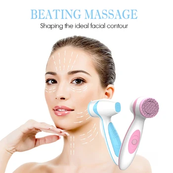 

Electric Cleansing Brush Face Wash Pores Cleansing Face Massage Instrument Wash Artifact Beauty Instrument Beating Massage