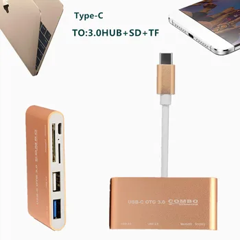 

Type-C OTG Hub To USB SD TF Reader Micro USB For Phone Tablet Universal USB C Docking Station