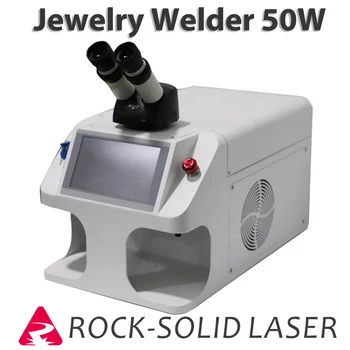 Price Compact Jewelry Laser Welding Machine 50W Soldering Mini Portable Fiber Laser Welder Gold Silver Titanium Metal Rings Necklace