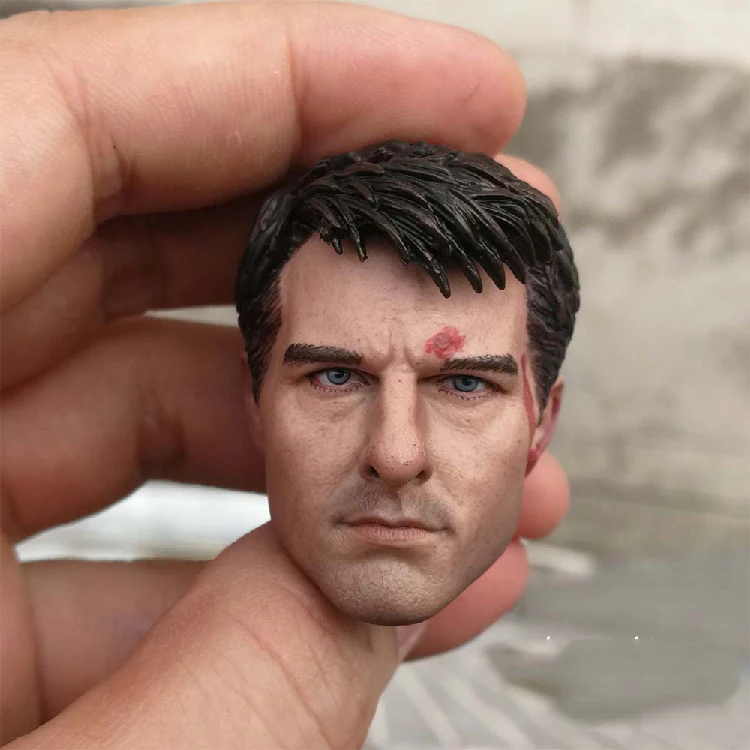 1/6 том круиз голова Лепка резная форма для 12 &quotМужской фигурки|Игровые фигурки и