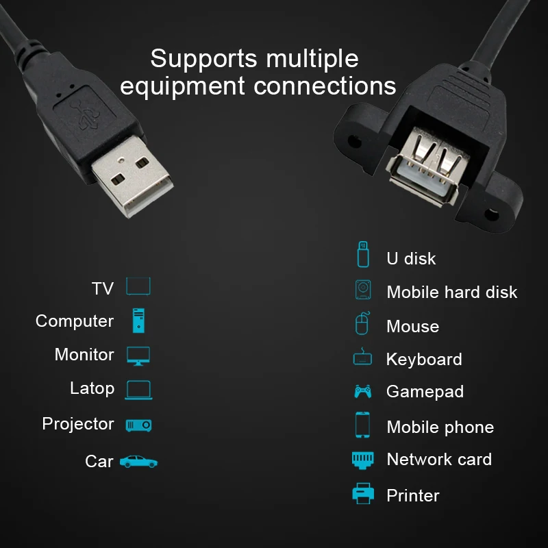 Кабель Удлинитель USB 2 0 для смарт ТВ PS4 Xbox ПК ноутбуков|Кабели передачи данных| |