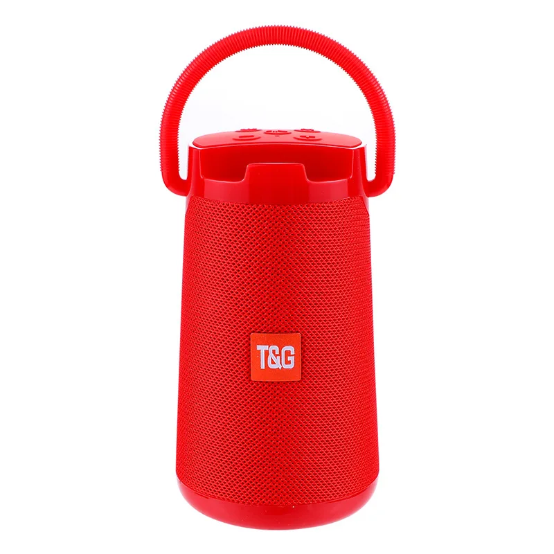 30 Вт Высокая мощность TG138 Открытый водонепроницаемый портативный стерео беспроводной Bluetooth динамик автомобильный сабвуфер FM радио TF карта USB - Цвет: red