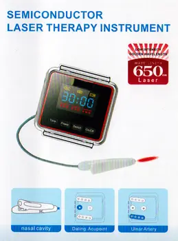 

High Blood Sugar Control Therapy Laser Watch Rhinitis Cholesterol Hypertension High Blood Pressure Laser Acupuncture