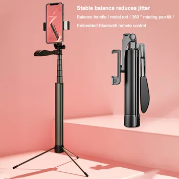 

Photography Mobile Phone Freestanding Gimbal Live Broadcast Handheld Stabilizer Quick Release Anti Shake Selfie Stick Tripod