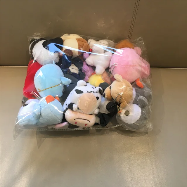 10PCS Random Styles Plush Toy 5-15CM , Bear , Penguin , Panda Cute Soft Stuffed Doll For Kids Christmas Gift 3