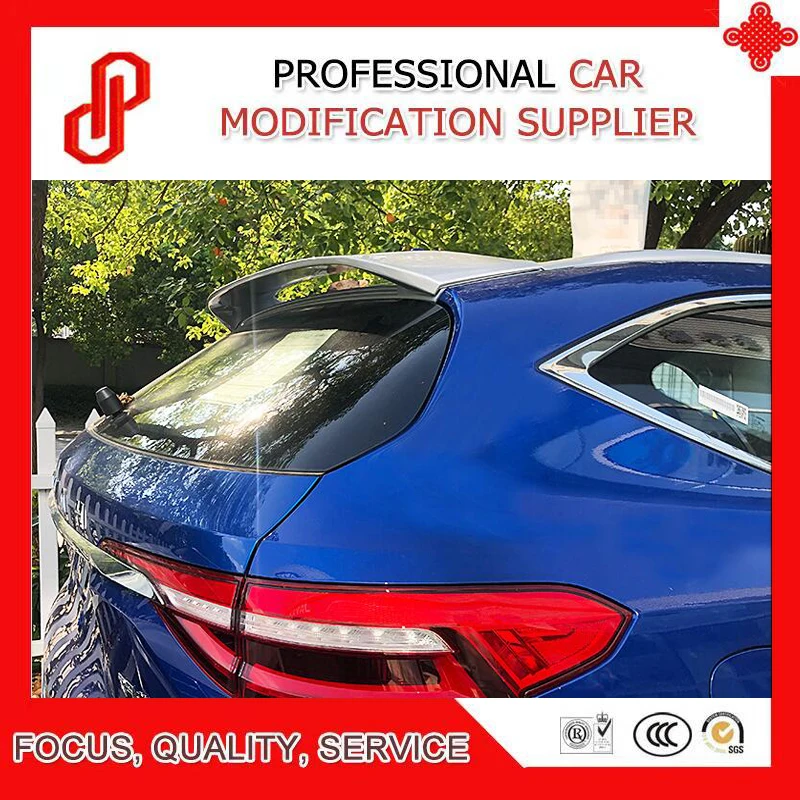 Новый дизайн ABS черный белый серебристый синий цвет наклейка спойлер на крыше