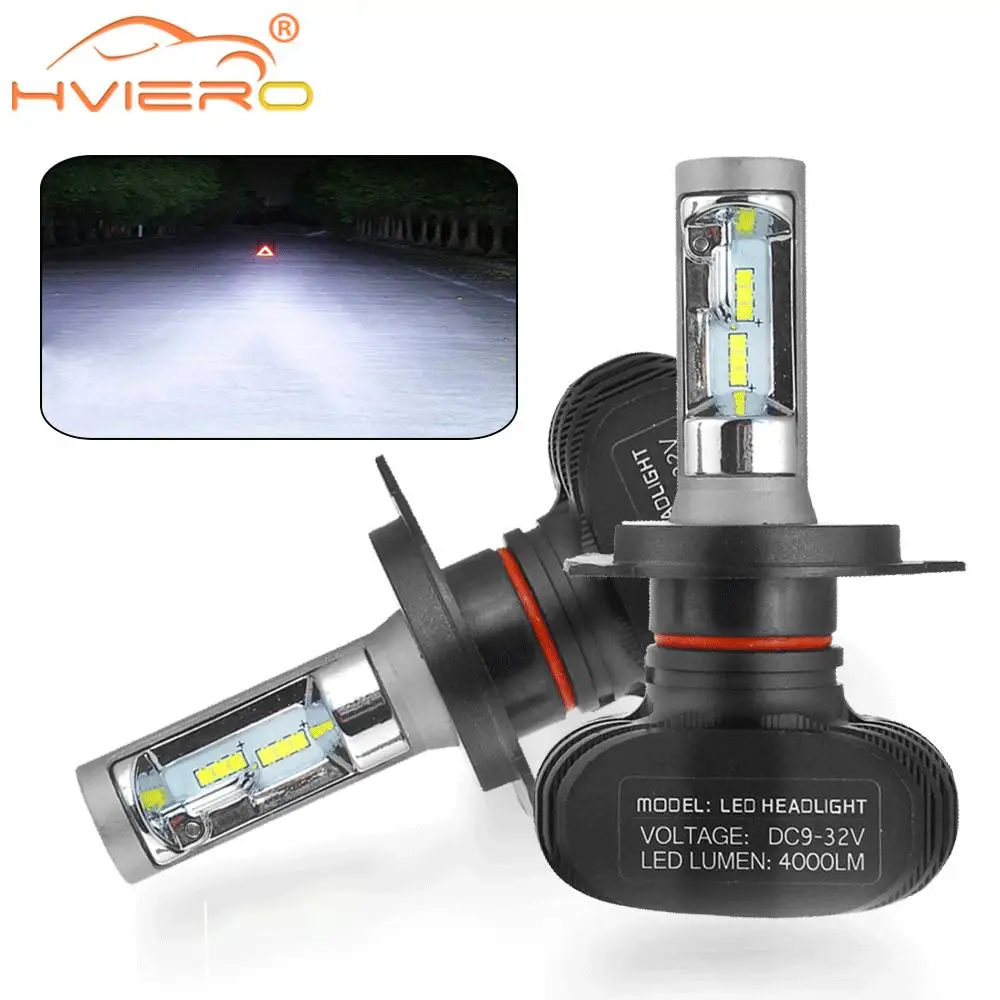 Phare automobile Led 12V 50W 8000LM 881 K, 2 pièces, CSP H8 H11 H4 H7 H1 H3 S1 N1 H27 6500 HB3 HB4