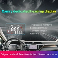 OBD2 автомобильный HUD с полнофункциональным дисплеем для Toyota Camry левосторонний привод Plug and Play