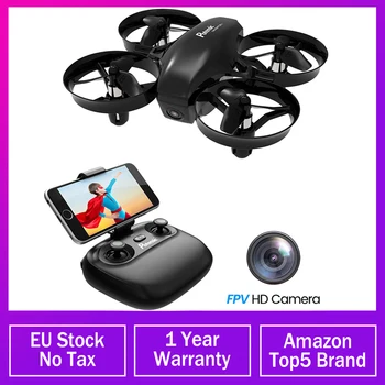 

Potensic Mini Drone With Camera WiFi Fpv Altitude Hold Headless Mode 2.4G 6Axis RC Dron Quadcopter Toys For Children 2 Batteries