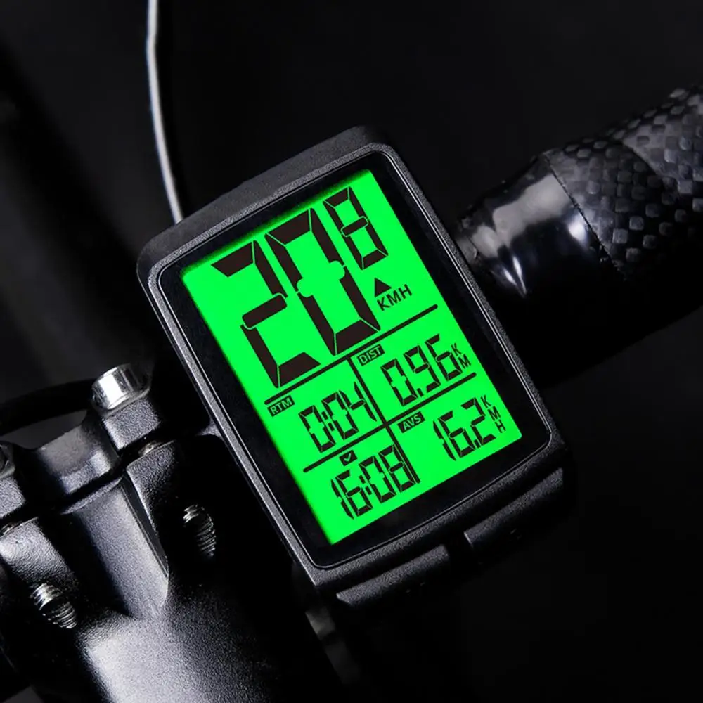 

Luminous Bicycle Odometer Wireless Speedometer Stable Performance Save Power Night Outdoor Cycling Equipment